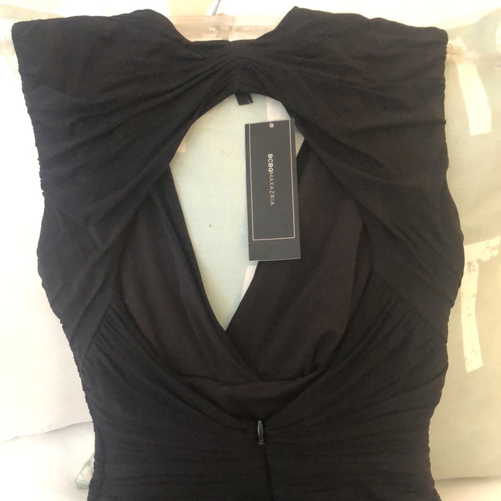 BCBG Max Azria LBD Black Cocktail Party Dress NWT Size Small - Picture 5 of 8